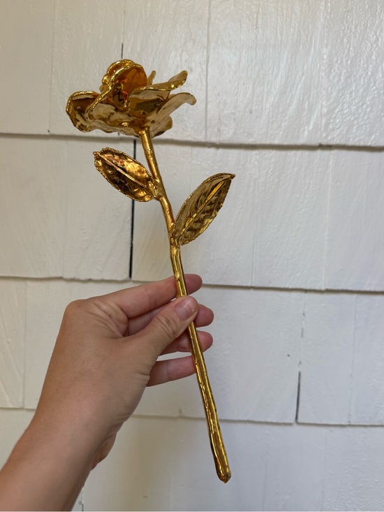 Other - 24k gold dipped forever rose